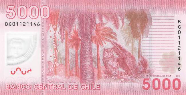 5000 Pesos 2011